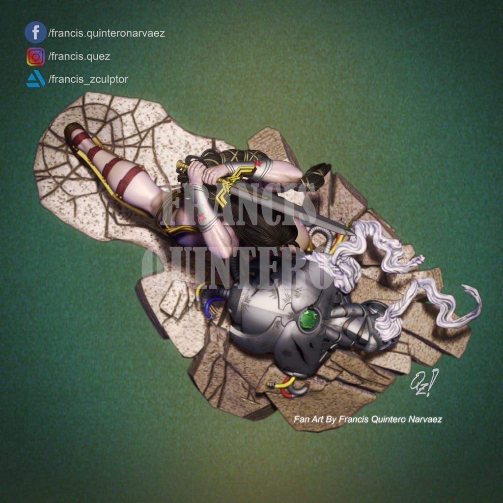 P站图纸印象馆 Francis Quez DC漫画 神奇女侠 Francis Quez DC漫画 神奇女侠