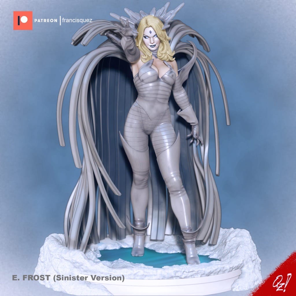 P站图纸印象馆 Francis Quez 漫威 白皇后 Francis Quez 漫威 白皇后