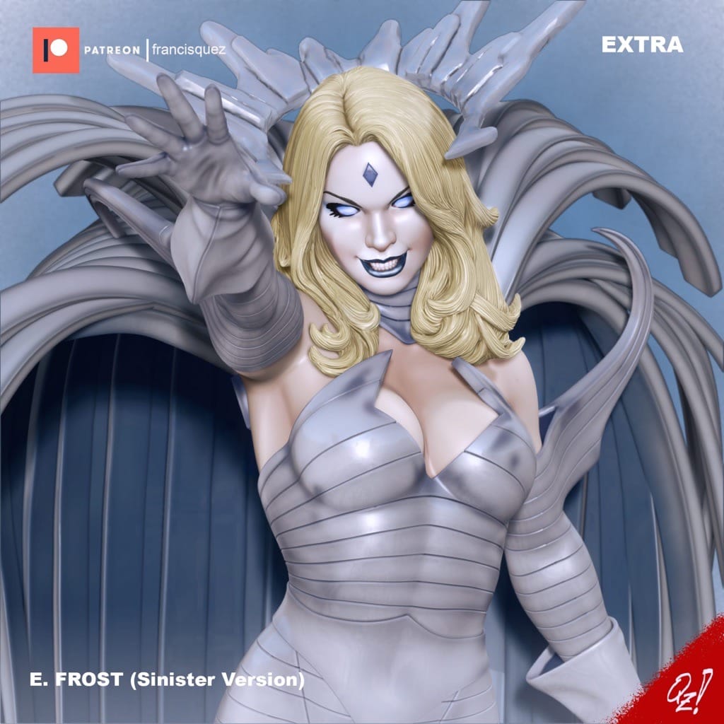 P站图纸印象馆 Francis Quez 漫威 白皇后 Francis Quez 漫威 白皇后