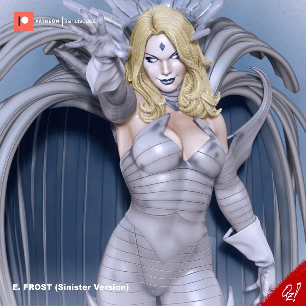 P站图纸印象馆 Francis Quez 漫威 白皇后 Francis Quez 漫威 白皇后