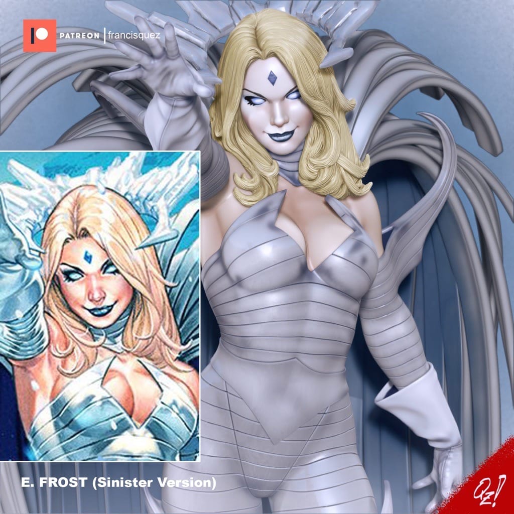 P站图纸印象馆 Francis Quez 漫威 白皇后 Francis Quez 漫威 白皇后