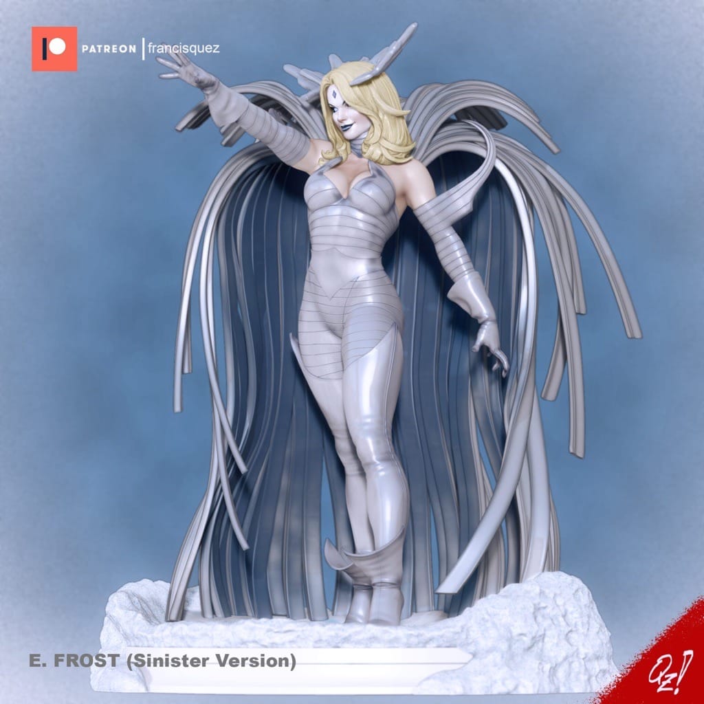 P站图纸印象馆 Francis Quez 漫威 白皇后 Francis Quez 漫威 白皇后