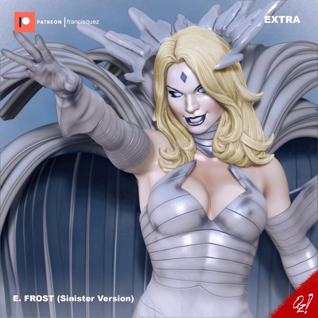 P站图纸印象馆 Francis Quez 漫威 白皇后 Francis Quez 漫威 白皇后