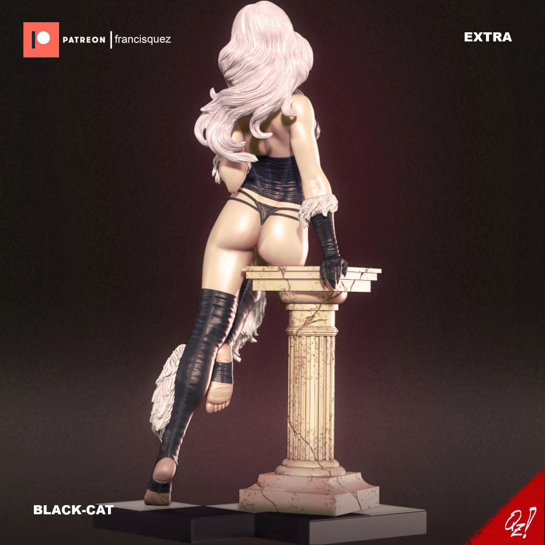 P站图纸印象馆 Francis Quez 漫威 蜘蛛侠 黑猫 Francis Quez 漫威 蜘蛛侠 黑猫