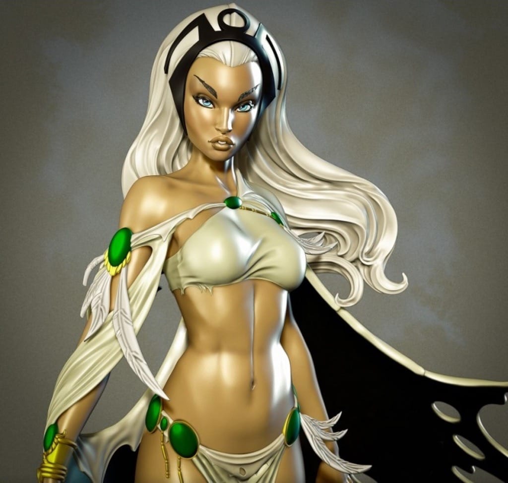 P站图纸印象馆 Francis Quez 漫威 X战警 暴风女和罗刹女 Francis Quez 漫威 X战警 暴风女和罗刹女