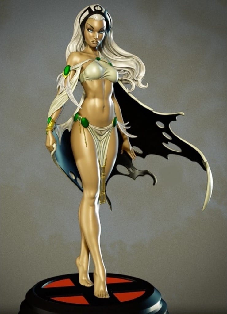 P站图纸印象馆 Francis Quez 漫威 X战警 暴风女和罗刹女 Francis Quez 漫威 X战警 暴风女和罗刹女