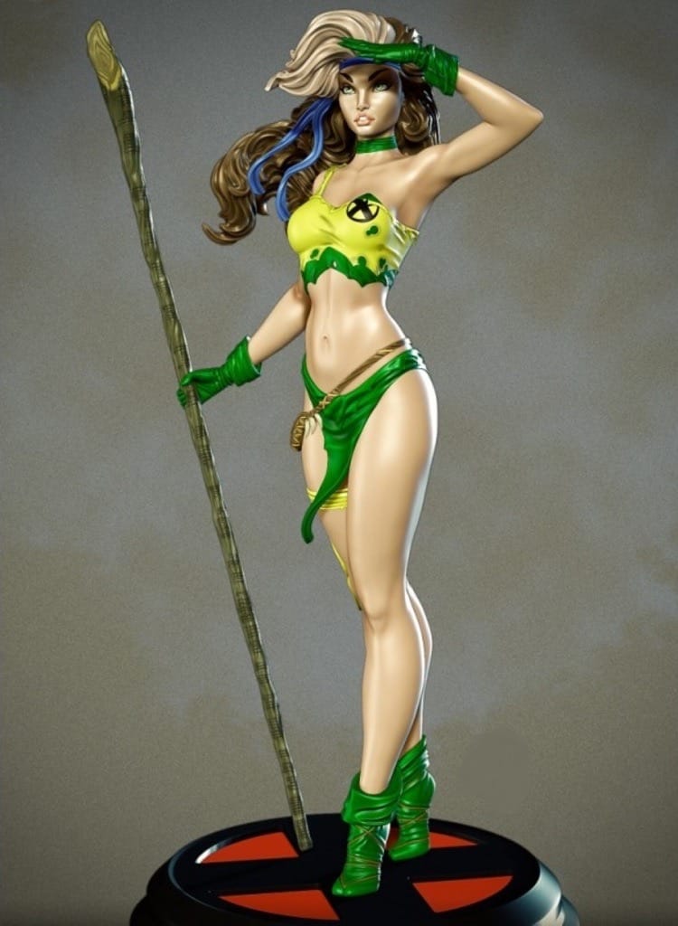 P站图纸印象馆 Francis Quez 漫威 X战警 暴风女和罗刹女 Francis Quez 漫威 X战警 暴风女和罗刹女