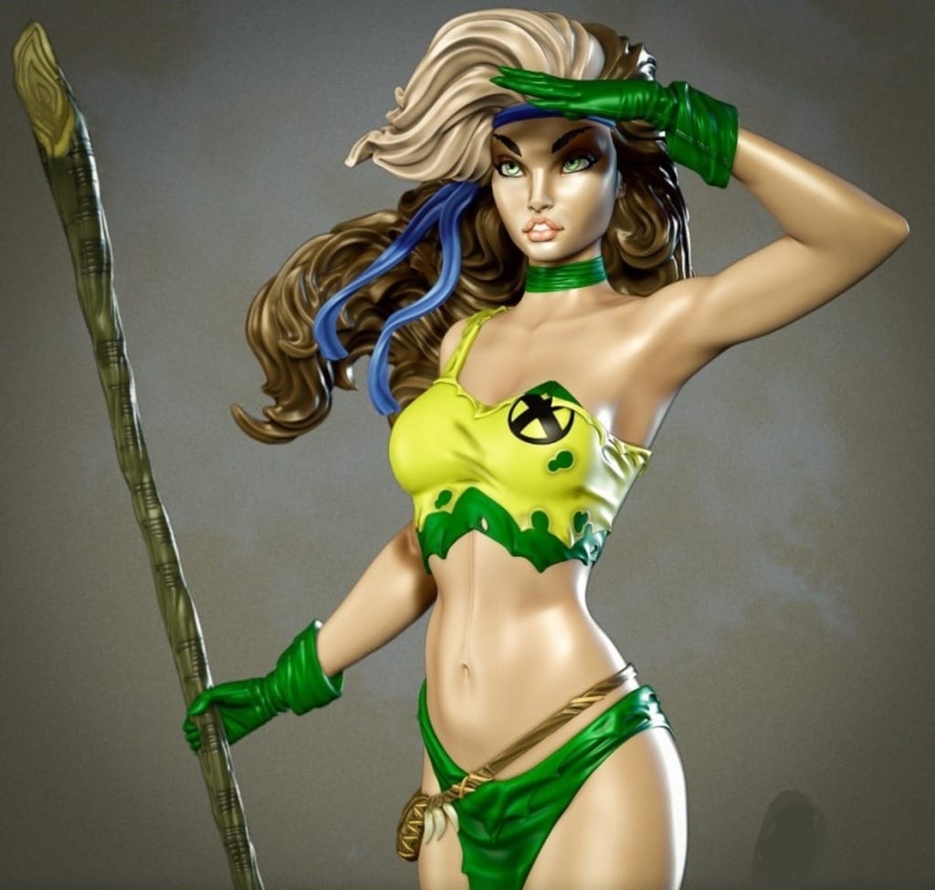 P站图纸印象馆 Francis Quez 漫威 X战警 暴风女和罗刹女 Francis Quez 漫威 X战警 暴风女和罗刹女