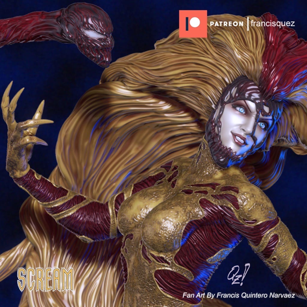 P站图纸印象馆 Francis Quez 漫威 绝对屠杀 嚎叫 Francis Quez 漫威 绝对屠杀 嚎叫