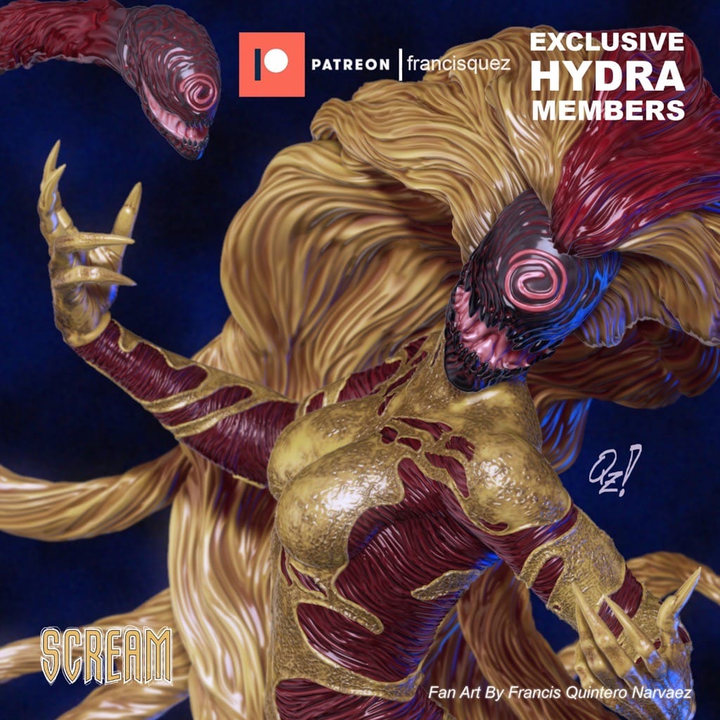 P站图纸印象馆 Francis Quez 漫威 绝对屠杀 嚎叫 Francis Quez 漫威 绝对屠杀 嚎叫