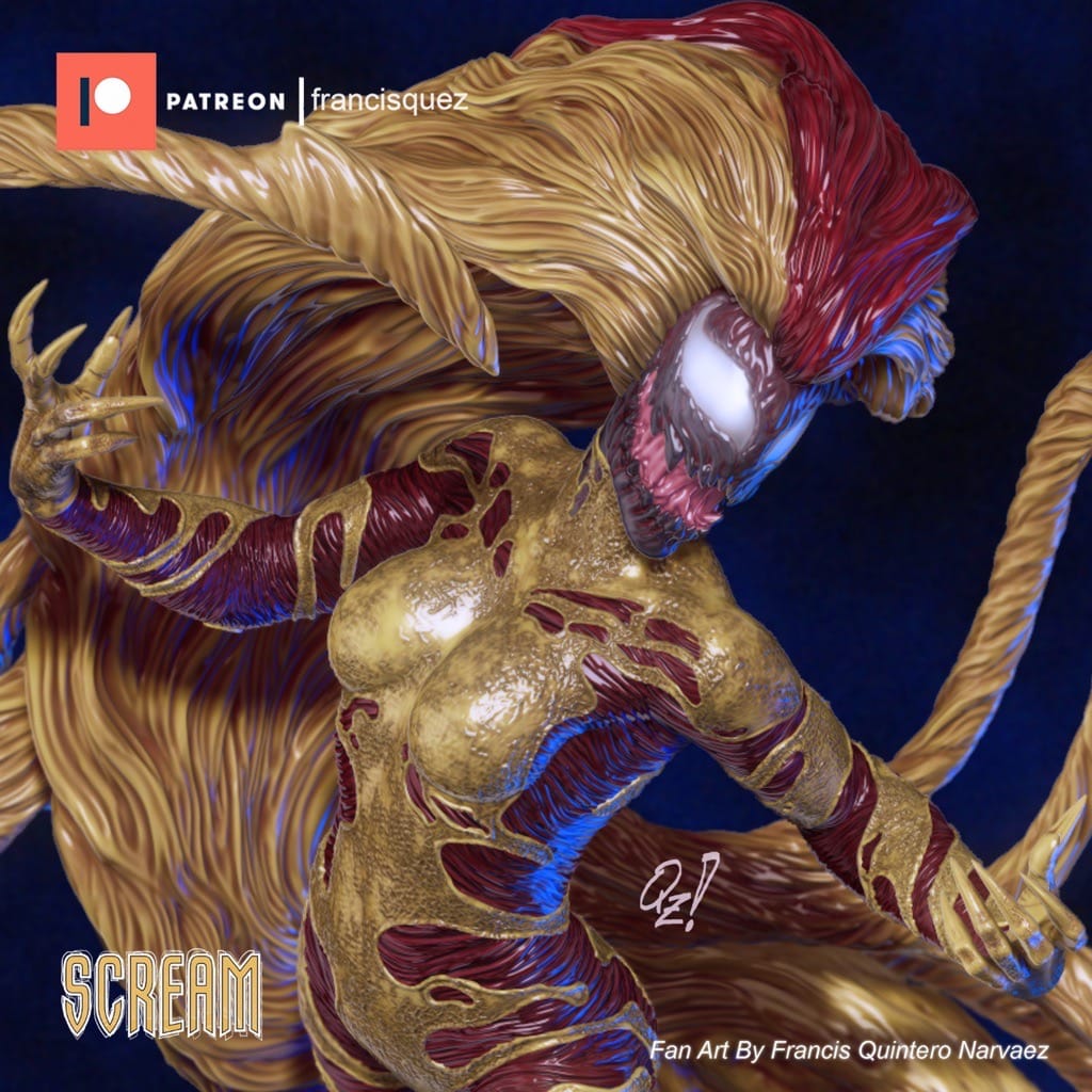 P站图纸印象馆 Francis Quez 漫威 绝对屠杀 嚎叫 Francis Quez 漫威 绝对屠杀 嚎叫