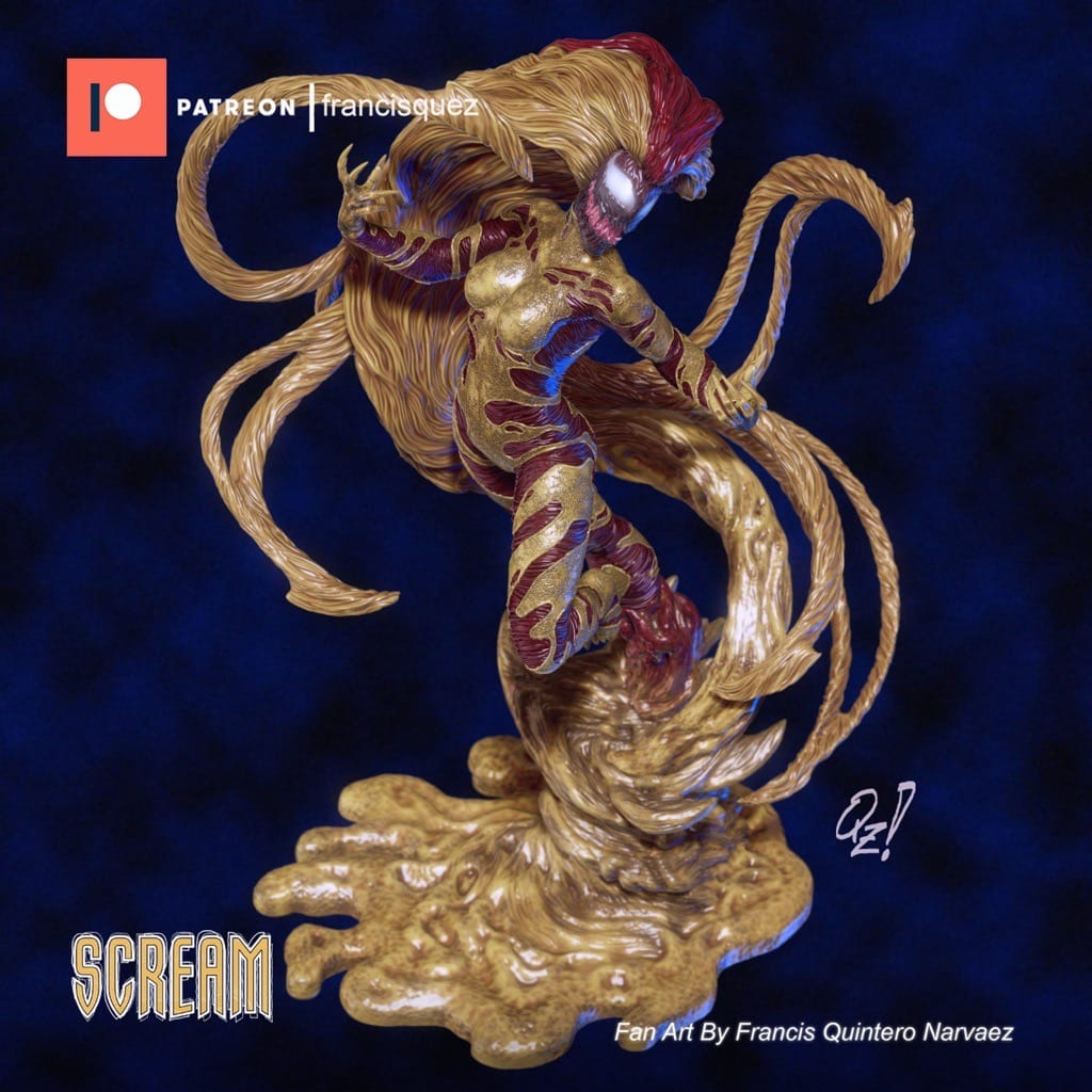 P站图纸印象馆 Francis Quez 漫威 绝对屠杀 嚎叫 Francis Quez 漫威 绝对屠杀 嚎叫