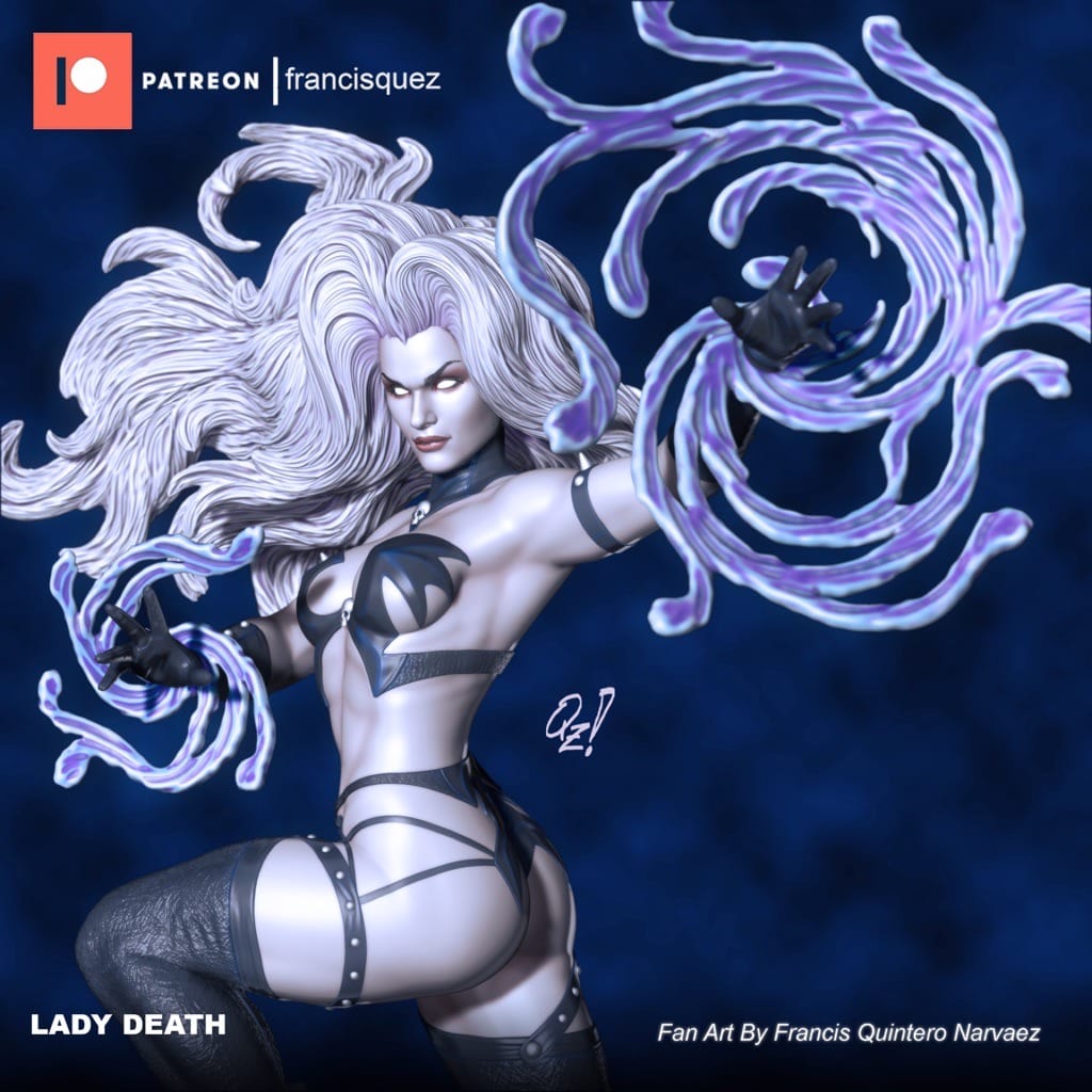 P站图纸印象馆 Francis Quez 死亡女神 Francis Quez 死亡女神