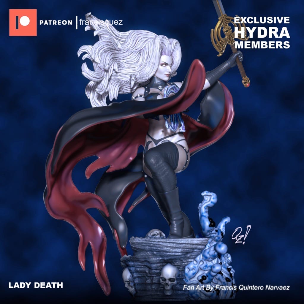 P站图纸印象馆 Francis Quez 死亡女神 Francis Quez 死亡女神