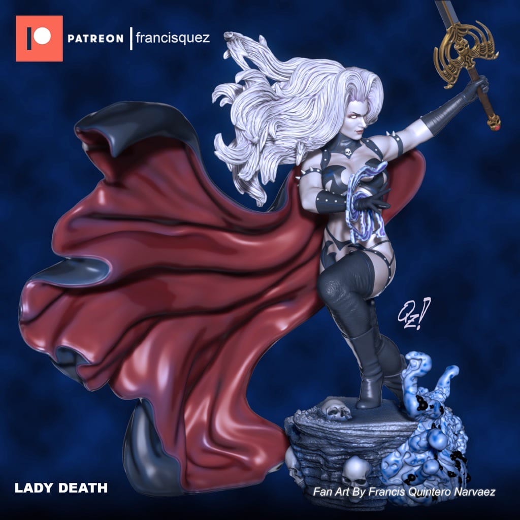 P站图纸印象馆 Francis Quez 死亡女神 Francis Quez 死亡女神
