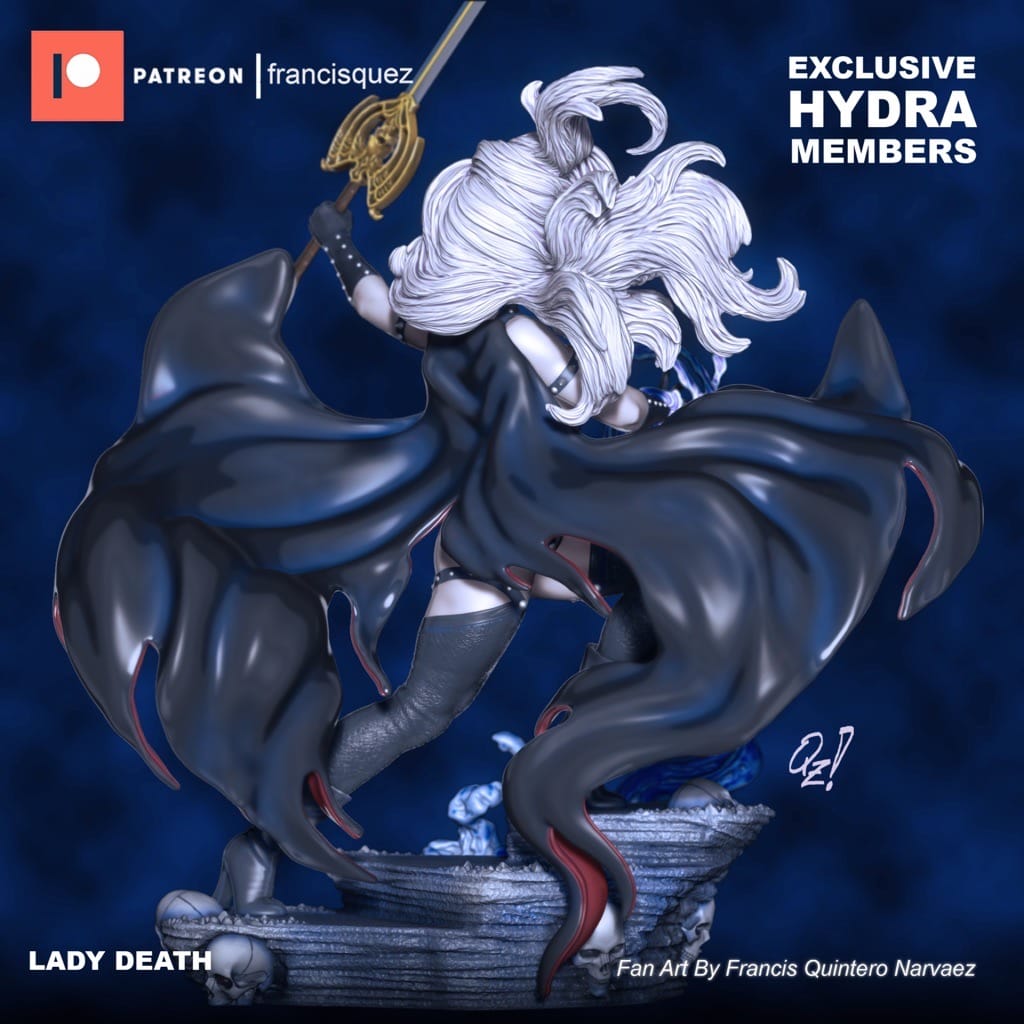 P站图纸印象馆 Francis Quez 死亡女神 Francis Quez 死亡女神