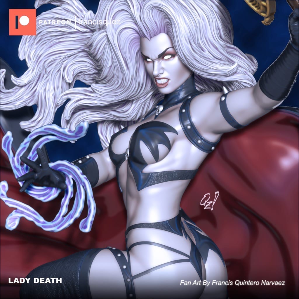 P站图纸印象馆 Francis Quez 死亡女神 Francis Quez 死亡女神