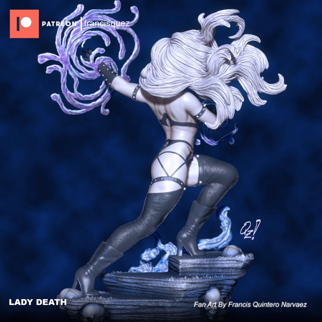 P站图纸印象馆 Francis Quez 死亡女神 Francis Quez 死亡女神