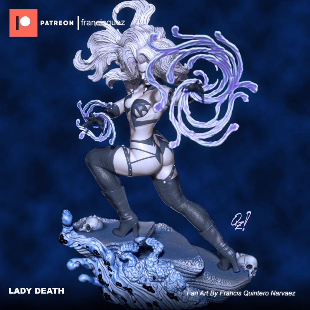 P站图纸印象馆 Francis Quez 死亡女神 Francis Quez 死亡女神