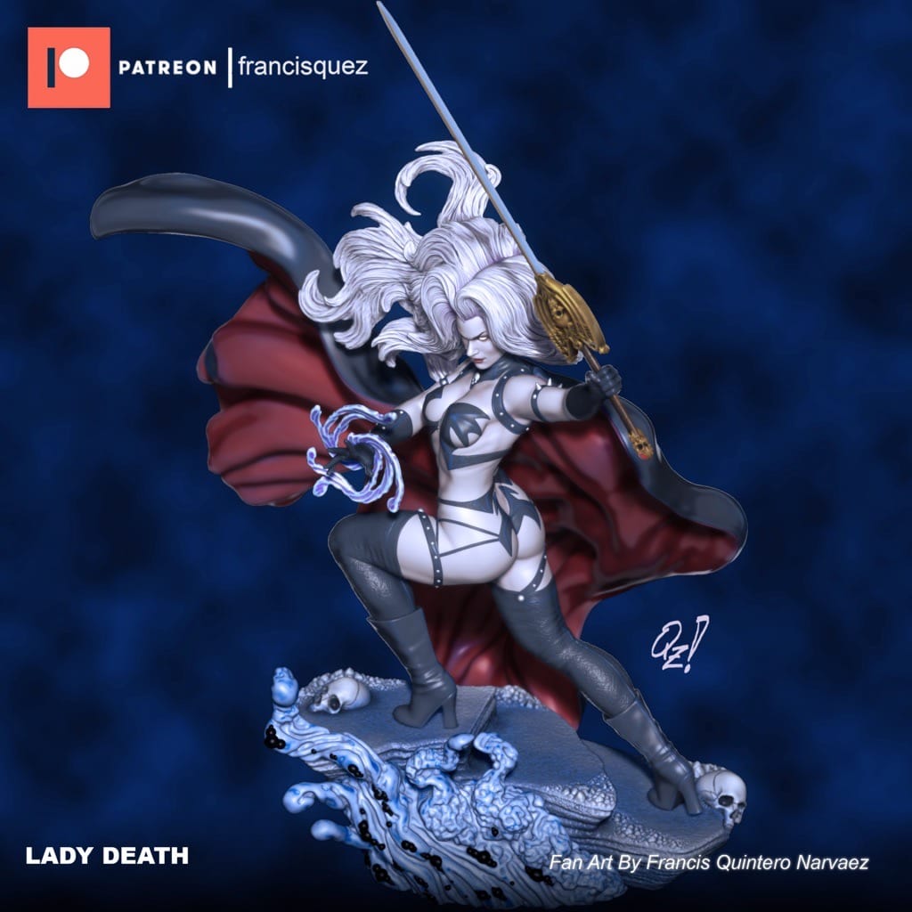 P站图纸印象馆 Francis Quez 死亡女神 Francis Quez 死亡女神