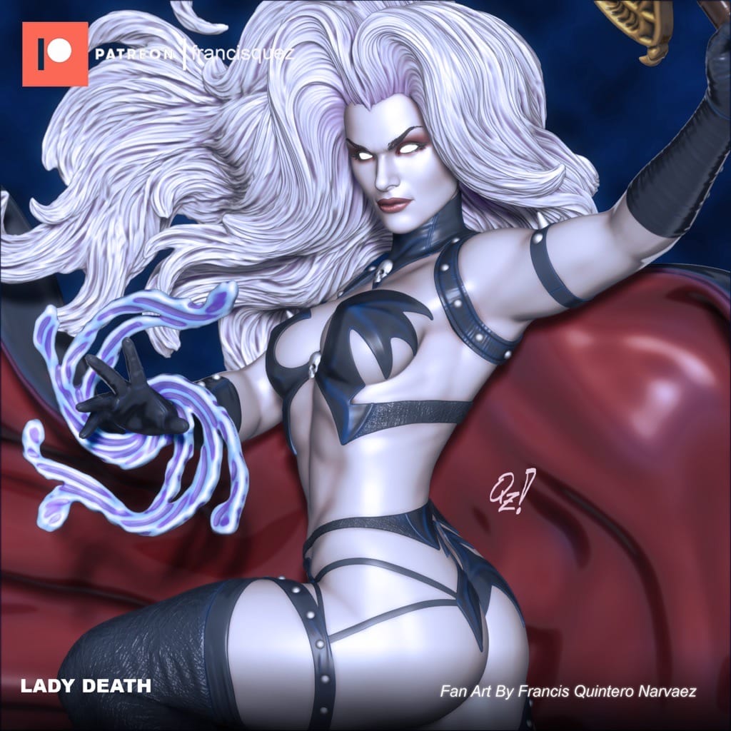 P站图纸印象馆 Francis Quez 死亡女神 Francis Quez 死亡女神