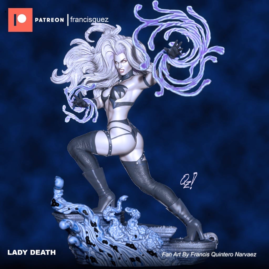 P站图纸印象馆 Francis Quez 死亡女神 Francis Quez 死亡女神