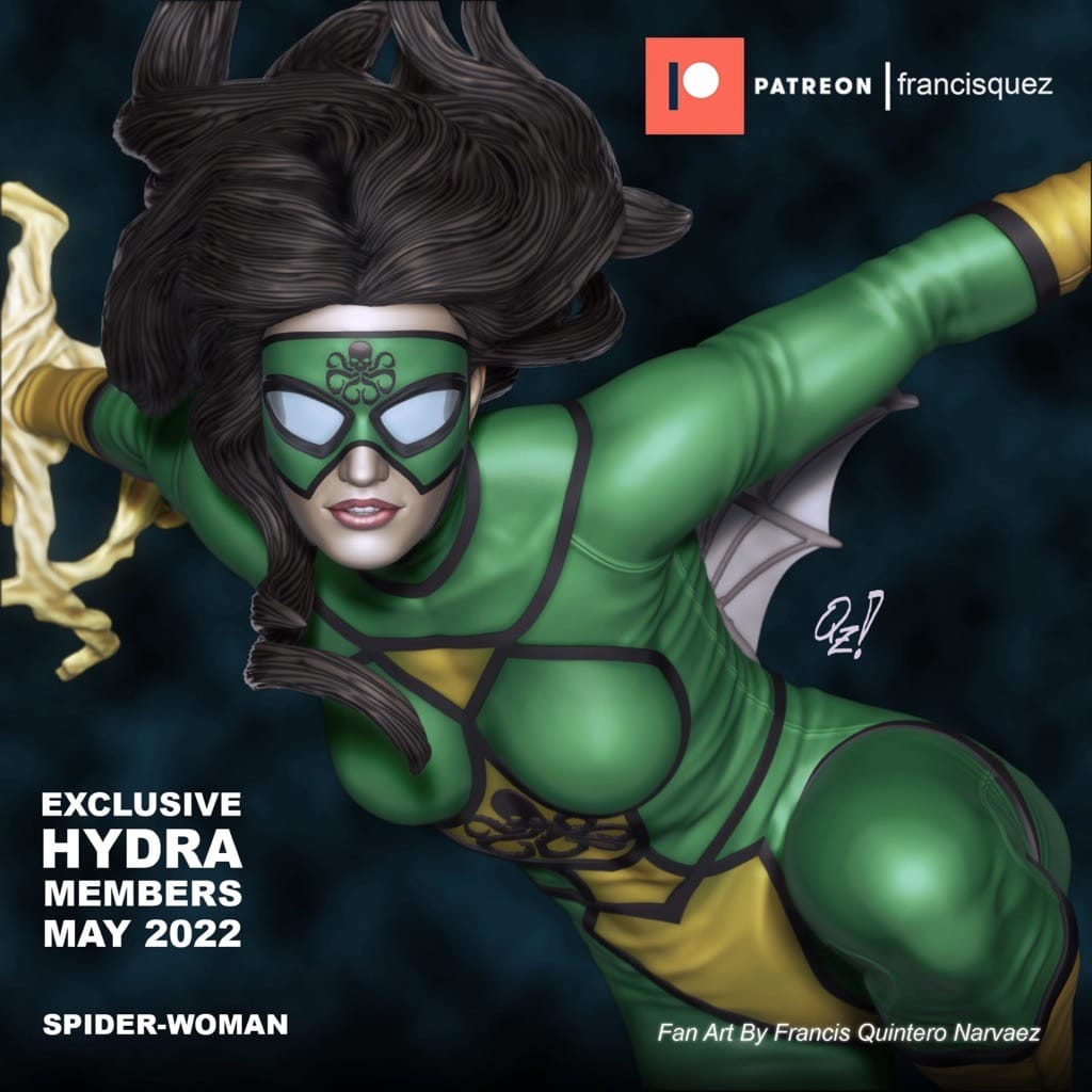 P站图纸印象馆 Francis Quez 漫威 蜘蛛女侠 Francis Quez 漫威 蜘蛛女侠