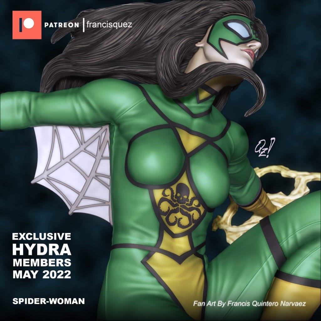 P站图纸印象馆 Francis Quez 漫威 蜘蛛女侠 Francis Quez 漫威 蜘蛛女侠