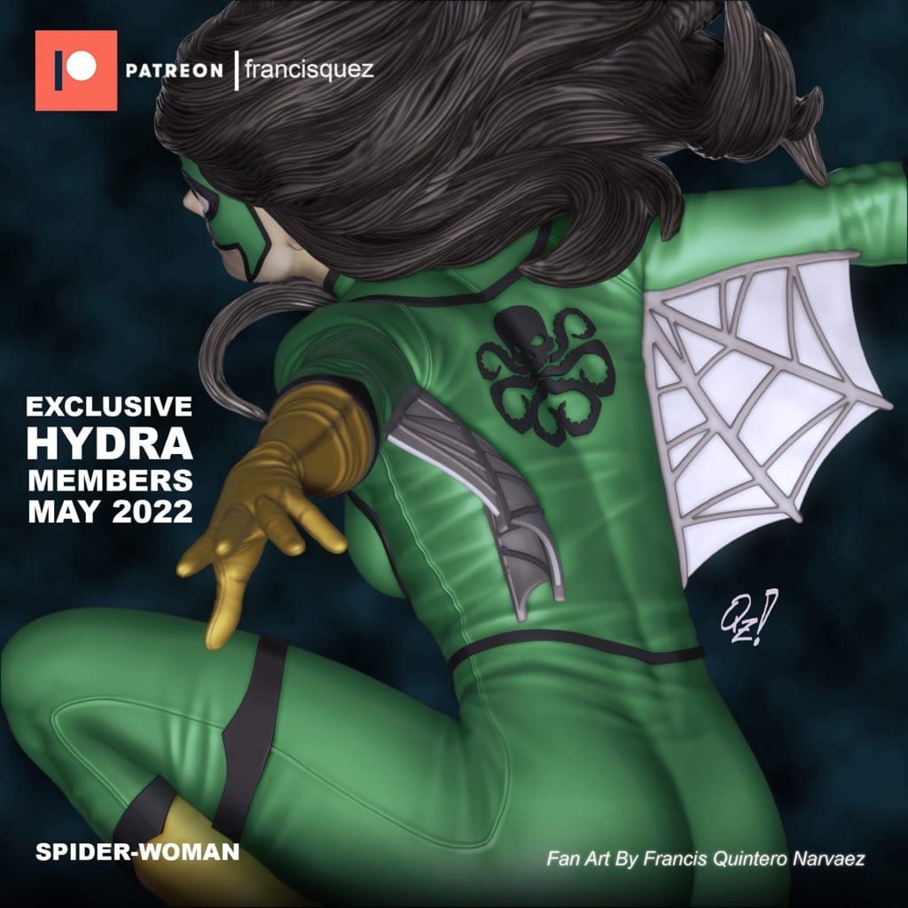 P站图纸印象馆 Francis Quez 漫威 蜘蛛女侠 Francis Quez 漫威 蜘蛛女侠