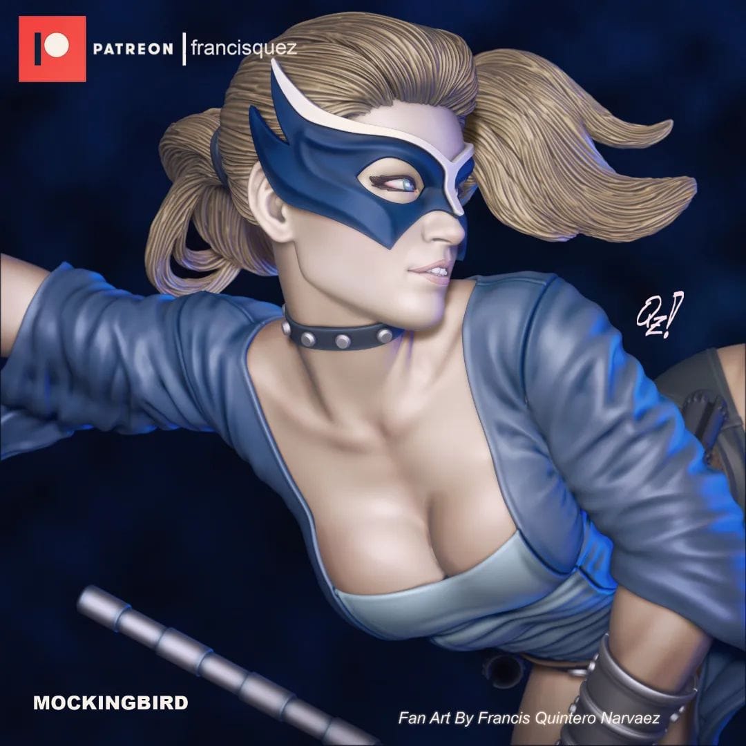 P站图纸印象馆 Francis Quez 漫威 复联 仿声鸟 Francis Quez 漫威 复联 仿声鸟