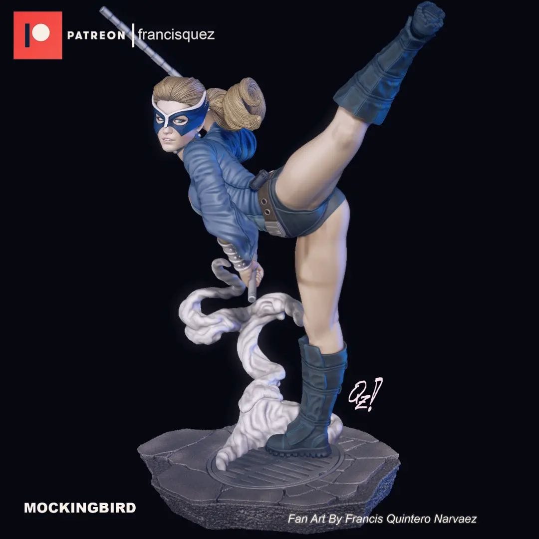 P站图纸印象馆 Francis Quez 漫威 复联 仿声鸟 Francis Quez 漫威 复联 仿声鸟