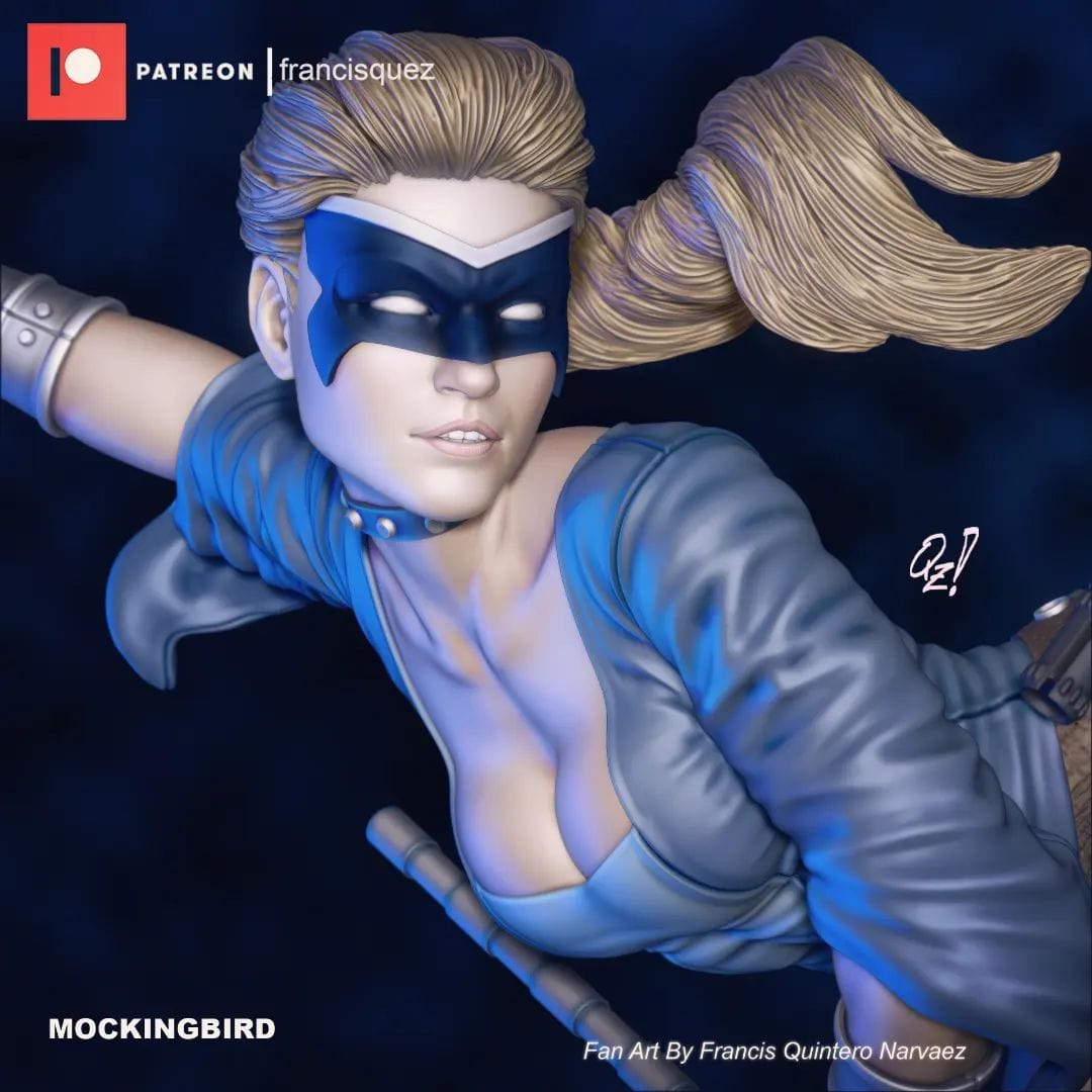 P站图纸印象馆 Francis Quez 漫威 复联 仿声鸟 Francis Quez 漫威 复联 仿声鸟