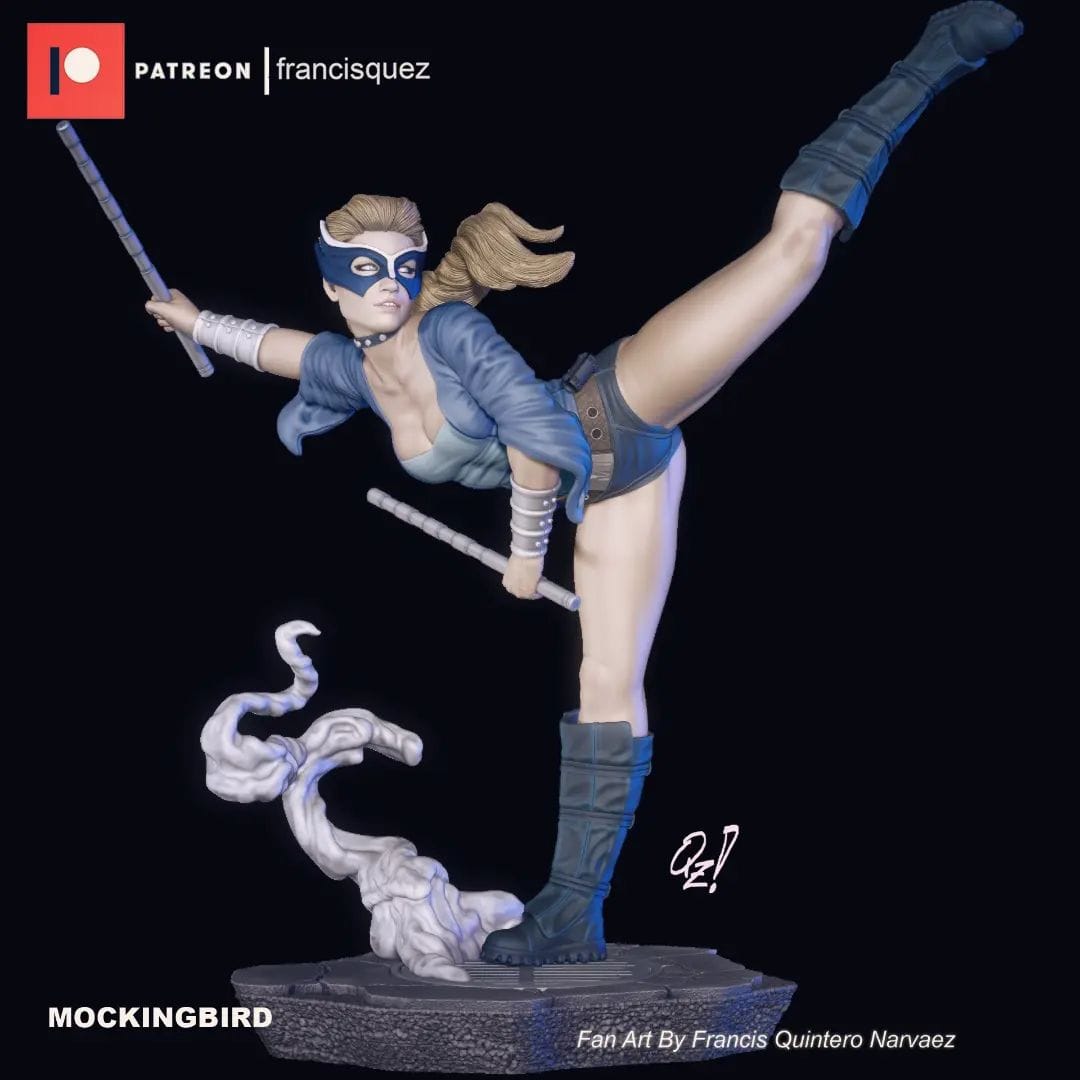 P站图纸印象馆 Francis Quez 漫威 复联 仿声鸟 Francis Quez 漫威 复联 仿声鸟