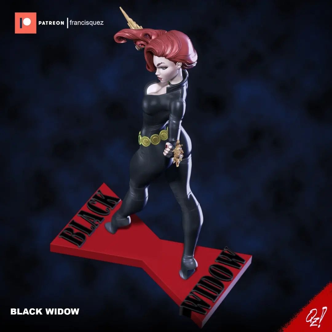 P站图纸印象馆 Francis Quez 漫威 复联 黑寡妇 Francis Quez 漫威 复联 黑寡妇