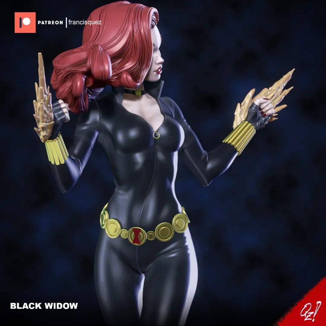 P站图纸印象馆 Francis Quez 漫威 复联 黑寡妇 Francis Quez 漫威 复联 黑寡妇