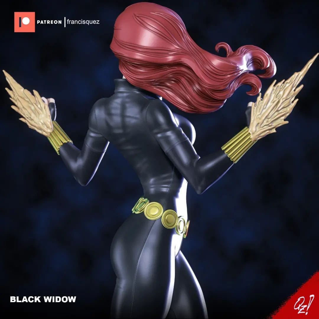 P站图纸印象馆 Francis Quez 漫威 复联 黑寡妇 Francis Quez 漫威 复联 黑寡妇