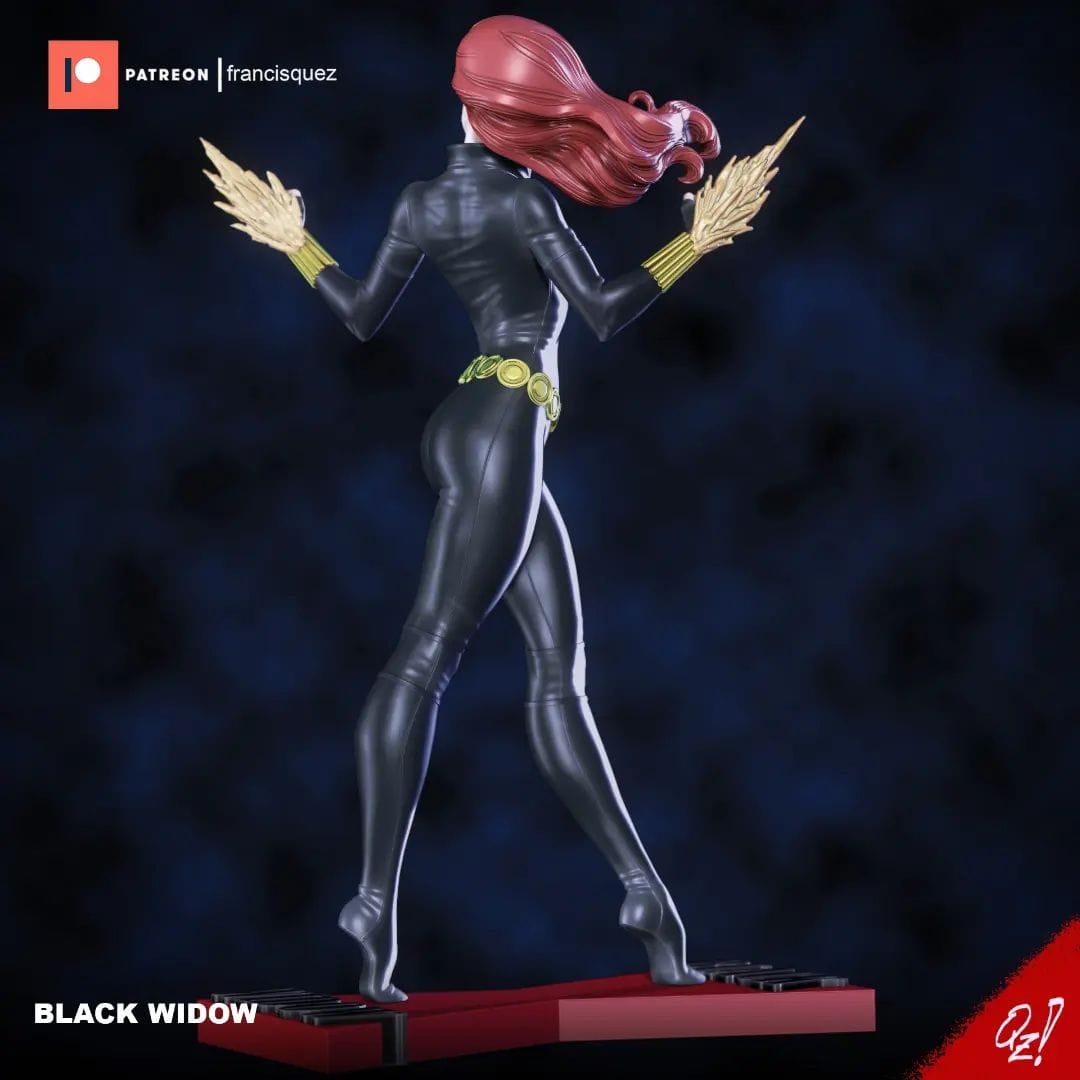 P站图纸印象馆 Francis Quez 漫威 复联 黑寡妇 Francis Quez 漫威 复联 黑寡妇