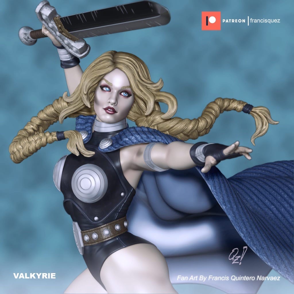 P站图纸印象馆 Francis Quez 女武神 Francis Quez 女武神