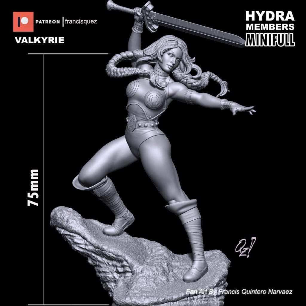 P站图纸印象馆 Francis Quez 女武神 Francis Quez 女武神