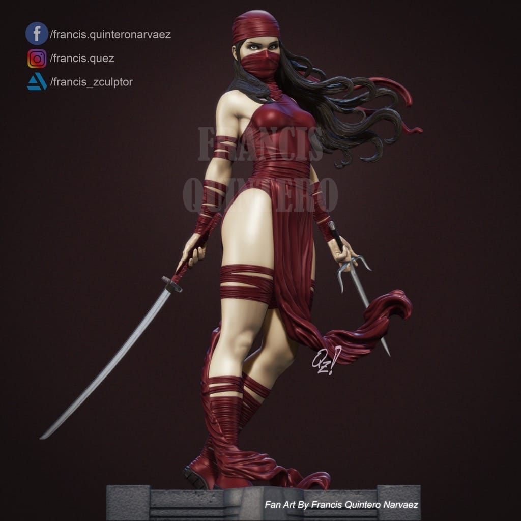 P站图纸印象馆 Francis Quez 漫威 超胆侠 艾丽卡 Francis Quez 漫威 超胆侠 艾丽卡