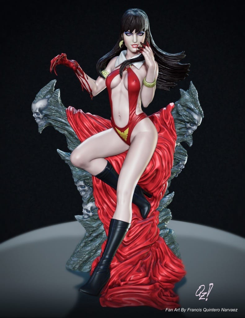 P站图纸印象馆 Francis Quez 吸血鬼 梵蓓娜 Francis Quez 吸血鬼 梵蓓娜