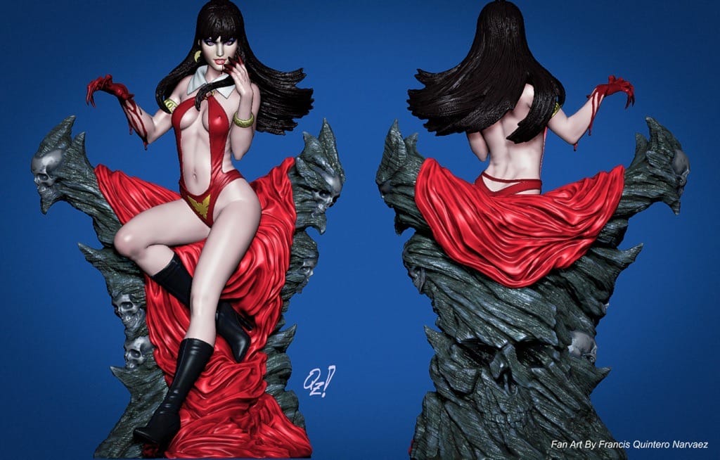 P站图纸印象馆 Francis Quez 吸血鬼 梵蓓娜 Francis Quez 吸血鬼 梵蓓娜