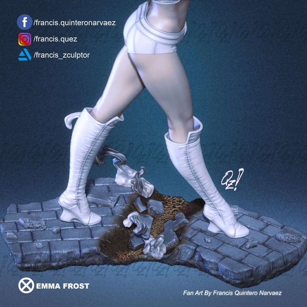 P站图纸印象馆 Francis Quez 漫威 白皇后 Francis Quez 漫威 白皇后