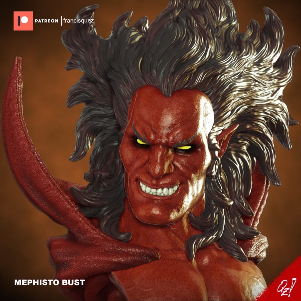 P站图纸印象馆 Francis Quez 漫威 银魔 靡菲斯特 Francis Quez 漫威 银魔 靡菲斯特