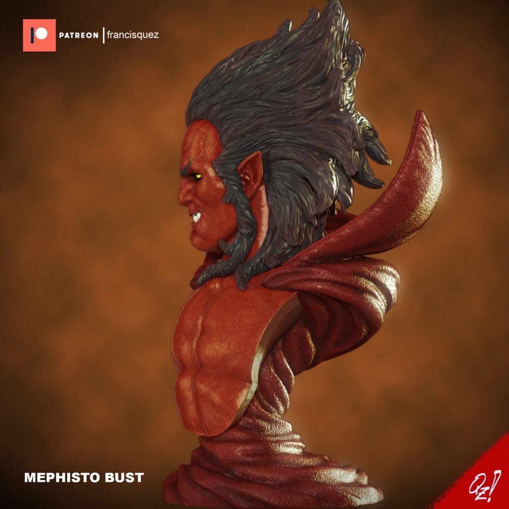 P站图纸印象馆 Francis Quez 漫威 银魔 靡菲斯特 Francis Quez 漫威 银魔 靡菲斯特