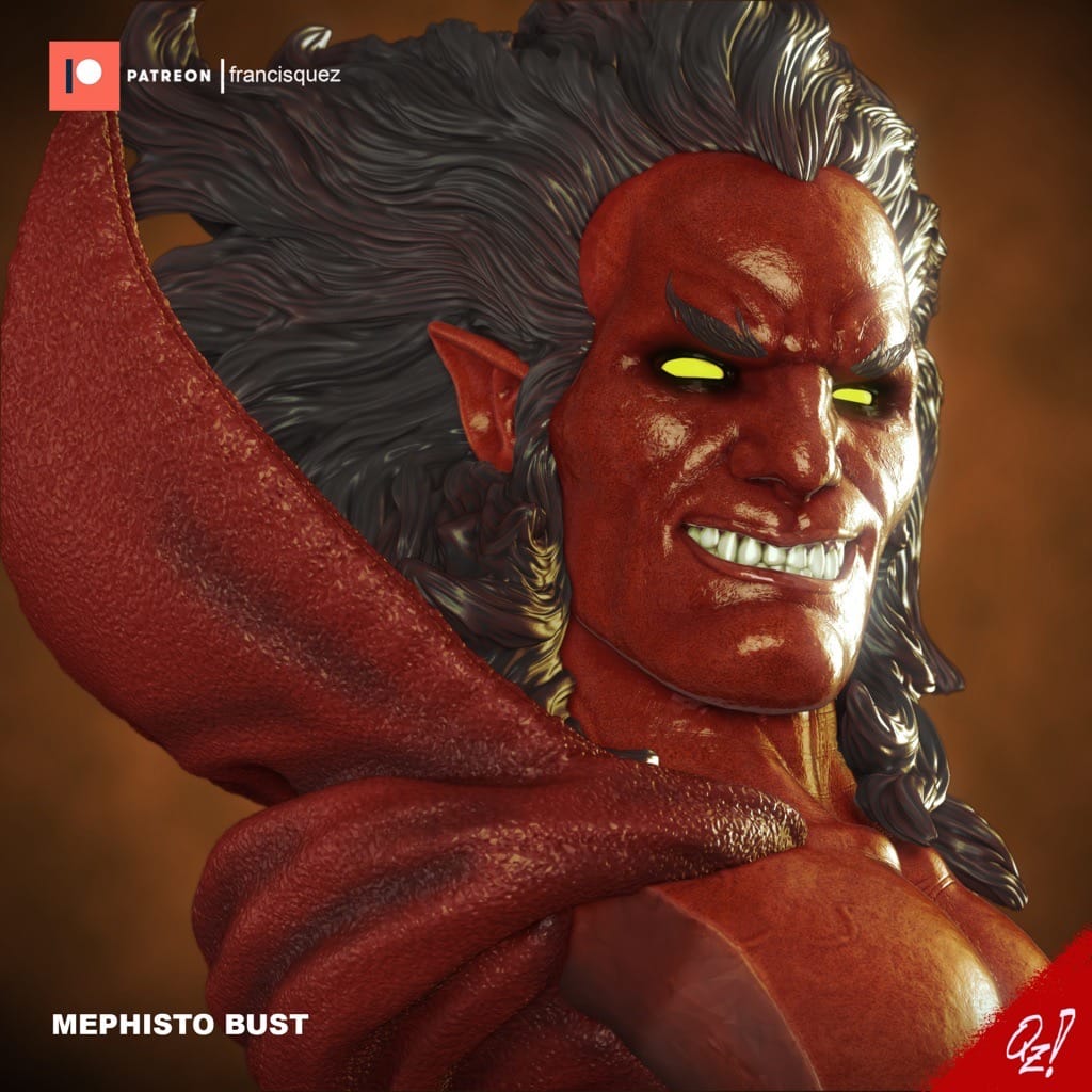 P站图纸印象馆 Francis Quez 漫威 银魔 靡菲斯特 Francis Quez 漫威 银魔 靡菲斯特