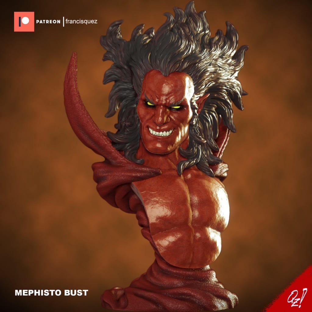 P站图纸印象馆 Francis Quez 漫威 银魔 靡菲斯特 Francis Quez 漫威 银魔 靡菲斯特