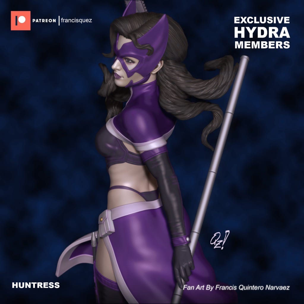 P站图纸印象馆 Francis Quez 漫威 绿箭侠 女猎手 Francis Quez 漫威 绿箭侠 女猎手