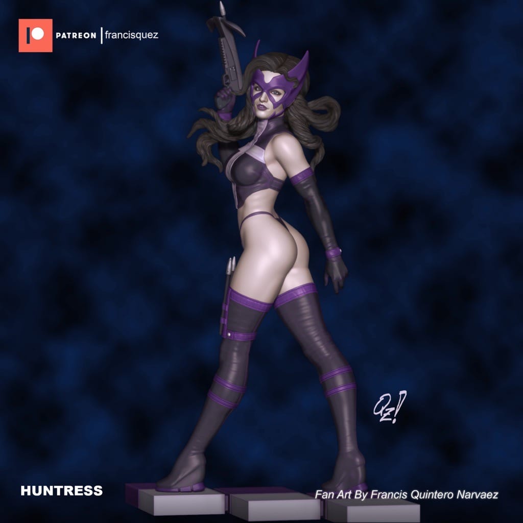 P站图纸印象馆 Francis Quez 漫威 绿箭侠 女猎手 Francis Quez 漫威 绿箭侠 女猎手