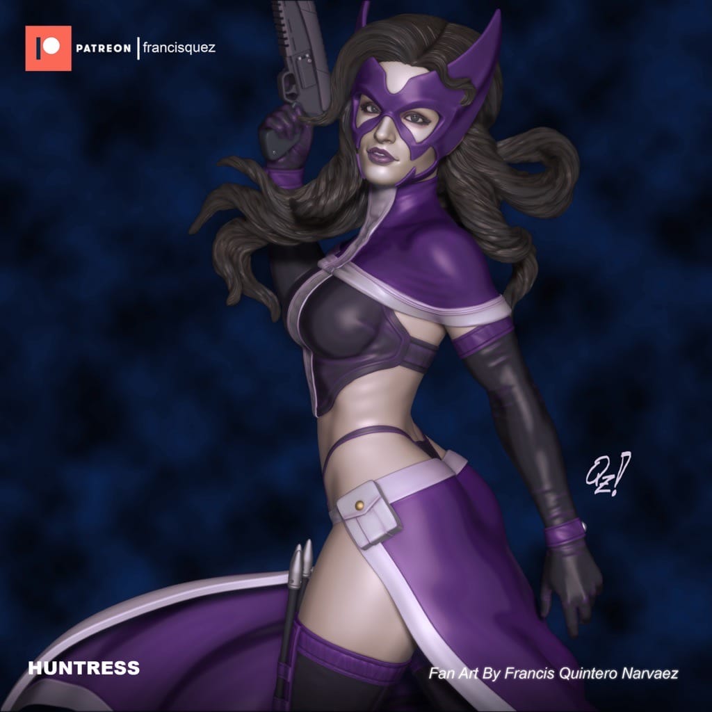 P站图纸印象馆 Francis Quez 漫威 绿箭侠 女猎手 Francis Quez 漫威 绿箭侠 女猎手